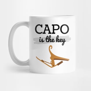 Capo is the Key Wood Capo Light Theme Mug